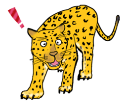 Forest cute inhabitants sticker #7498428