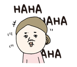 Kagoshima dialect ugly woman & pig sticker #7498718