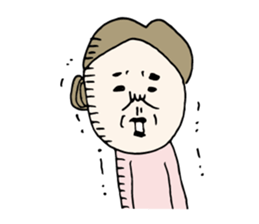 Kagoshima dialect ugly woman & pig sticker #7498752