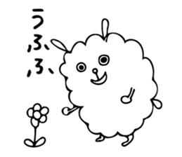 Fluffy mofmof sticker #7498836