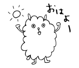 Fluffy mofmof sticker #7498837