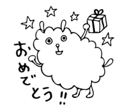 Fluffy mofmof sticker #7498839