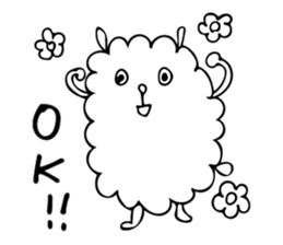 Fluffy mofmof sticker #7498840