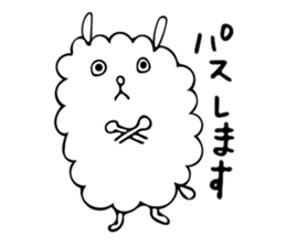 Fluffy mofmof sticker #7498845