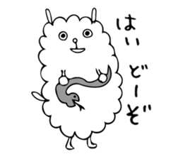 Fluffy mofmof sticker #7498846