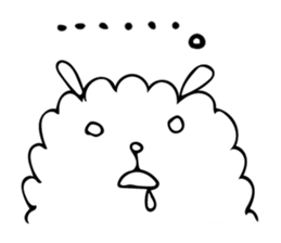 Fluffy mofmof sticker #7498850