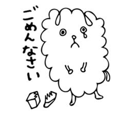 Fluffy mofmof sticker #7498851