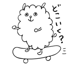 Fluffy mofmof sticker #7498861