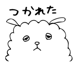 Fluffy mofmof sticker #7498869