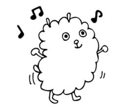 Fluffy mofmof sticker #7498870