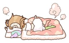 Sleeping Sheep Ohitsu sticker #7499399