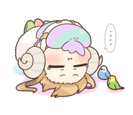 Sleeping Sheep Ohitsu sticker #7499422