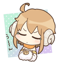 Sleeping Sheep Ohitsu sticker #7499431