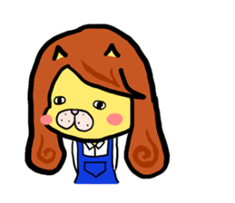 Cats which are drooping eyes sticker #7499565