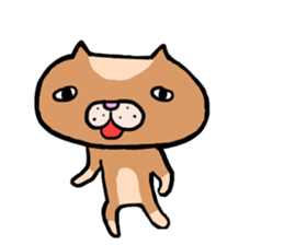 Cats which are drooping eyes sticker #7499569