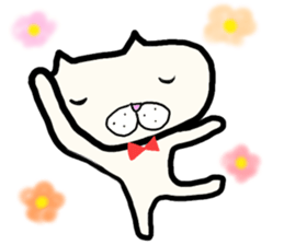 Cats which are drooping eyes sticker #7499578