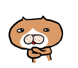 Cats which are drooping eyes sticker #7499586