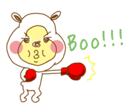 White bear. Tagalog and Japanese. Vol.1. sticker #7499991