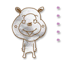 White bear. Tagalog and Japanese. Vol.1. sticker #7499995