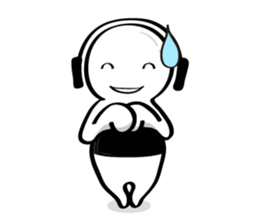 Little mochi baby (I) sticker #7500525