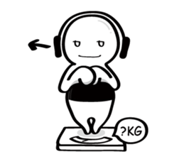 Little mochi baby (I) sticker #7500553