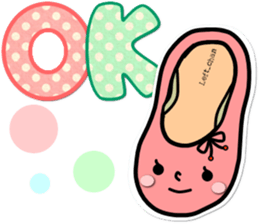 ballet shoes_chan & pointe_san sticker #7500796