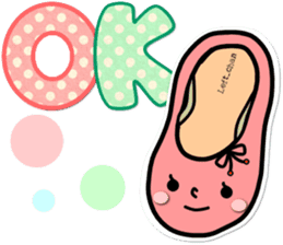 ballet shoes_chan & pointe_san sticker #7500796