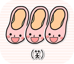 ballet shoes_chan & pointe_san sticker #7500800