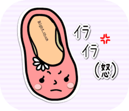 ballet shoes_chan & pointe_san sticker #7500803
