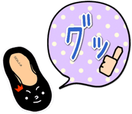 ballet shoes_chan & pointe_san sticker #7500804