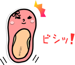 ballet shoes_chan & pointe_san sticker #7500805