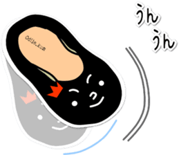 ballet shoes_chan & pointe_san sticker #7500807