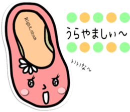 ballet shoes_chan & pointe_san sticker #7500809