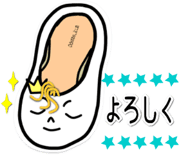 ballet shoes_chan & pointe_san sticker #7500810