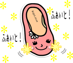 ballet shoes_chan & pointe_san sticker #7500815