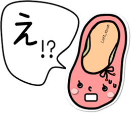 ballet shoes_chan & pointe_san sticker #7500816