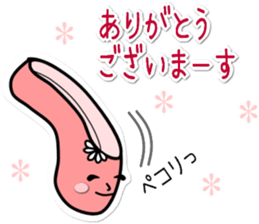 ballet shoes_chan & pointe_san sticker #7500820