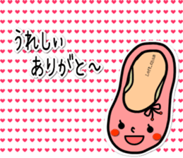 ballet shoes_chan & pointe_san sticker #7500821