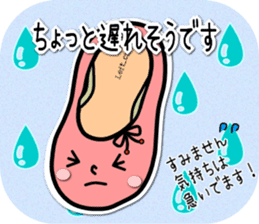 ballet shoes_chan & pointe_san sticker #7500832
