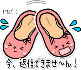 ballet shoes_chan & pointe_san sticker #7500833