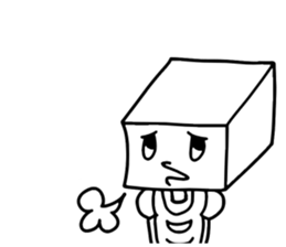 bean curd sticker #7500852