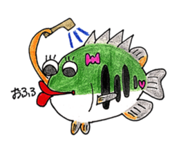 cutie blackbass sticker #7501196