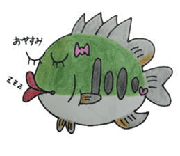 cutie blackbass sticker #7501201