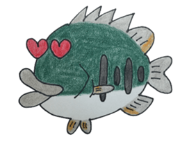 cutie blackbass sticker #7501202