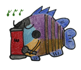 cutie blackbass sticker #7501215