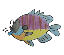cutie blackbass sticker #7501221
