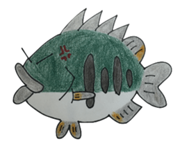 cutie blackbass sticker #7501223