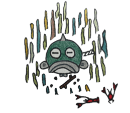 cutie blackbass sticker #7501225