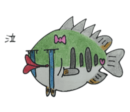 cutie blackbass sticker #7501228