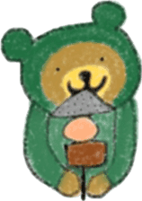bear hoodie2 sticker #7501502